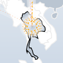 DDoS attacks corresponding to protests in Thailand.
