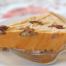 Pumpkin Ice Cream Pie with Maple Glazed Pecans {Naptime Entertaining}