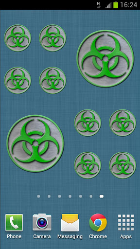 Biohazard Sticker Widget