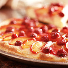 Glazed Plum-Raspberry Kuchen