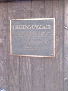 Citizens Cascade Plaque