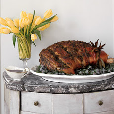 Fresh Ham with Green Herb Paste