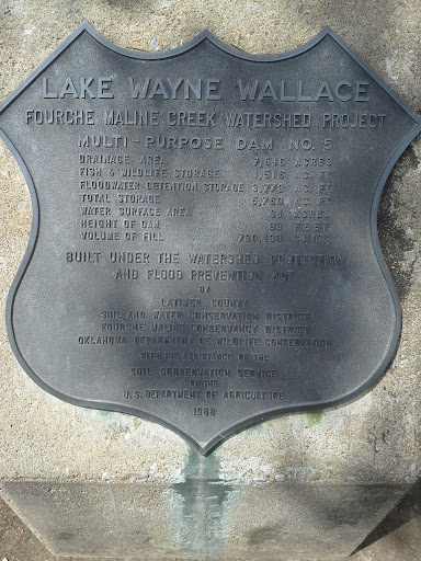 Lake Wayne Wallace Plaque