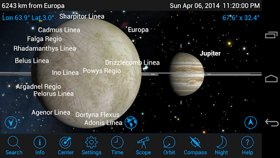 SkySafari 4 Plus: Stargazing Screenshot