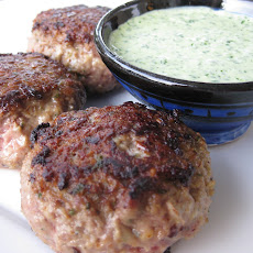 Lamb Kebab with Yogurt Mint Chutney