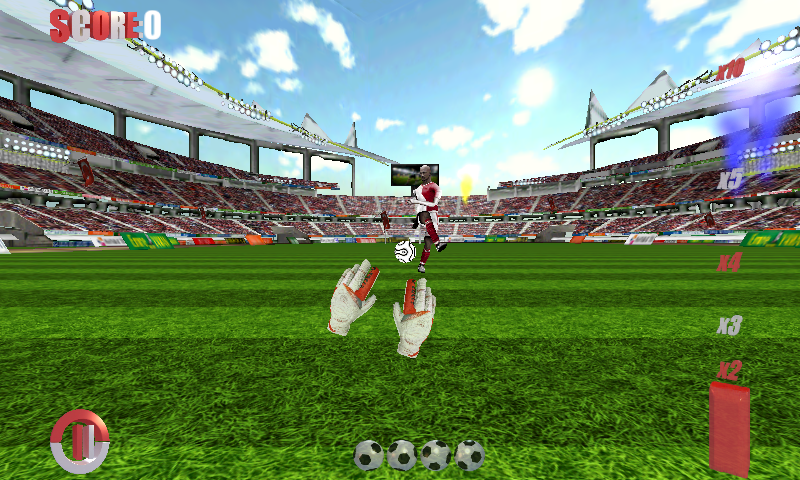 Android application Football Games Goalkeeper 3D screenshort