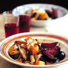 Whole-Wheat Penne with Butternut Squash and Beet Greens
