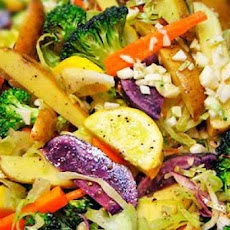 Pasta Smothered with Roasted Vegetables