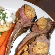 Rack of Lamb with Toasted Hazelnut Butter