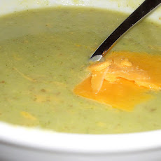 Potato Cheddar Soup With Broccoli and Cauliflower