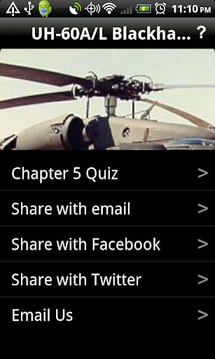 UH-60 Limits Quiz Blackhawk