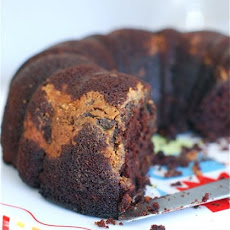 Peanut Butter Swirl Bundt Cake