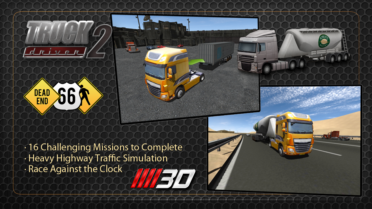 Android application Truck Driver Highway Race 3D+ screenshort