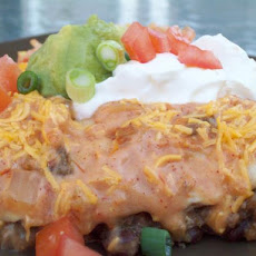 Cheesy Beef and Bean Enchiladas