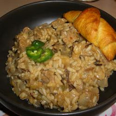 Cubed Steak and Wild Rice