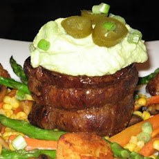 Beef Steak With Avocado Sauce