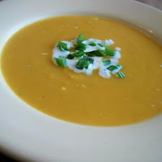 Sweet Potato and Blue Cheese Soup