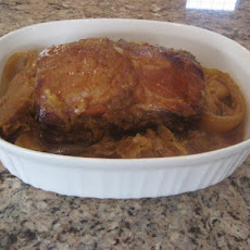 Slow Cooker (Crock Pot) Pork Loin Roast & Kraut