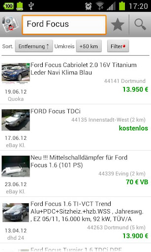 1-klick-kleinanzeigen-free for android screenshot