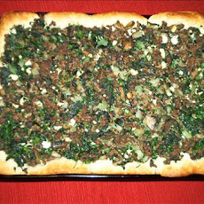 Spinach Beef Biscuit Bake