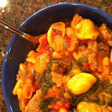 Pasta Sausage & Bean Ragout (Pasta Fazool or Pasta E Fagioli