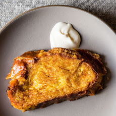Maple Rosemary French Toast with Vanilla Crème Fraîche