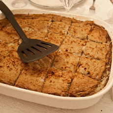 Apricot and Custard Pudding