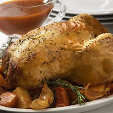 Roast Chicken with Tomato Gravy