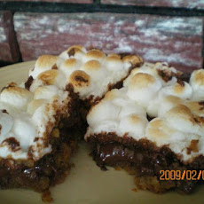 Warm Toasted Marshmallow S'more Bars (Cookie Mix)