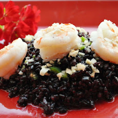 Forbidden Rice with Shrimp