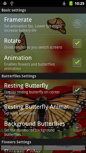 Butterflies 3D Live Wallpaper