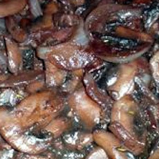 Wine Soaked Mushrooms