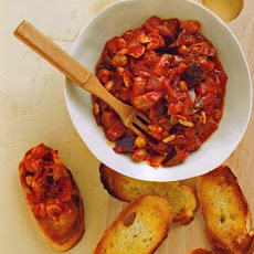 Eggplant Caponata Crostini