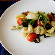Tortellini Salad with Artichokes, Tomatoes, and Olives