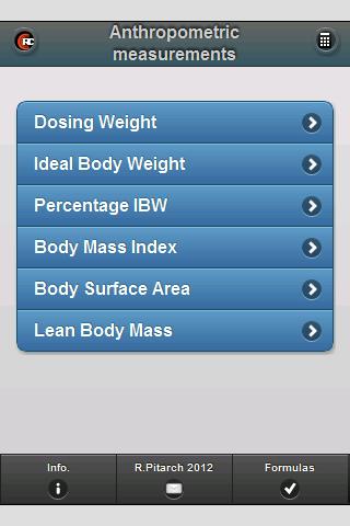 Dosing Weight Anthropometric