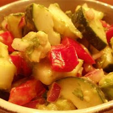 Cool Cucumber and Avocado Salad