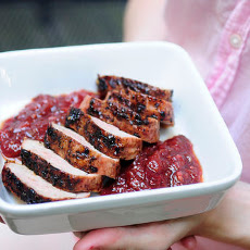 Plum Sauced Pork Tenderloin
