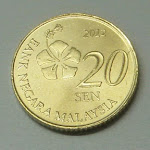 Malaysia 3rd series 20 sen obverse