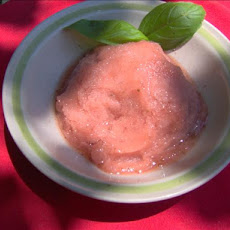 Strawberry Basil Sorbet