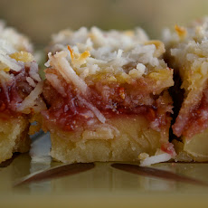 Raspberry Coconut Layer Bars