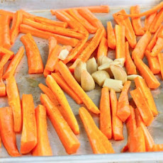 Roasted Carrot, Shallots and Garlic Soup