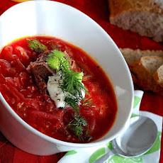 Mama Leah's Jewish Kitchen Cold Beet Borscht