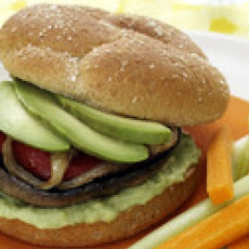 Portabella Burgers with Avocado Spread