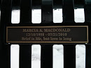 Marcia A. MacDonald Memorial Bench