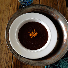 Cumin-Orange Chocolate Semolina Pudding