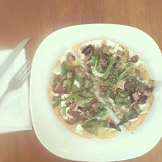 Socca Pizza with Goat Cheese