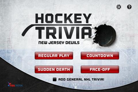 Hockey Trivia-Devils