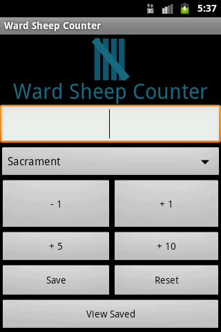 Ward Sheep Counter