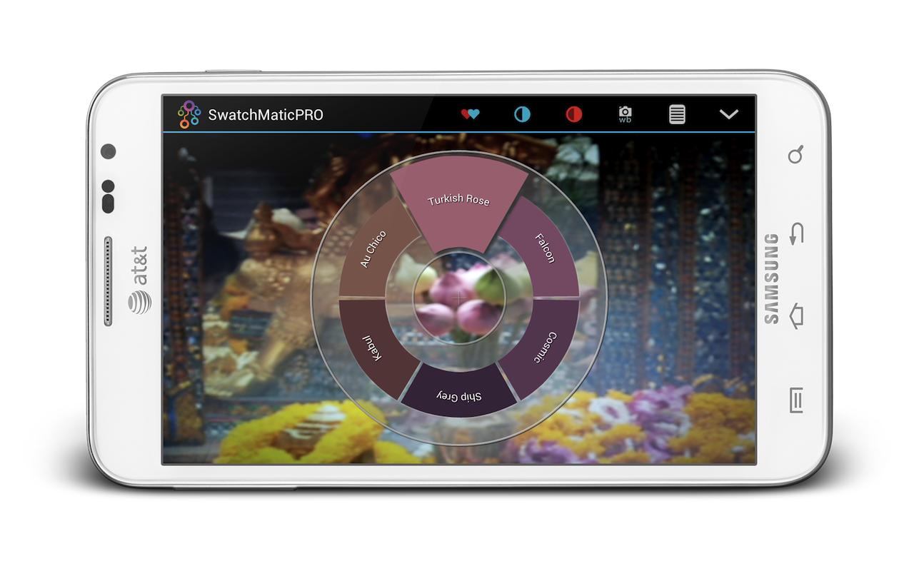 Android application SwatchMaticPRO screenshort