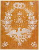Embroidery Design Commemorating the Marriage of Napoleon I and Marie-Louise
